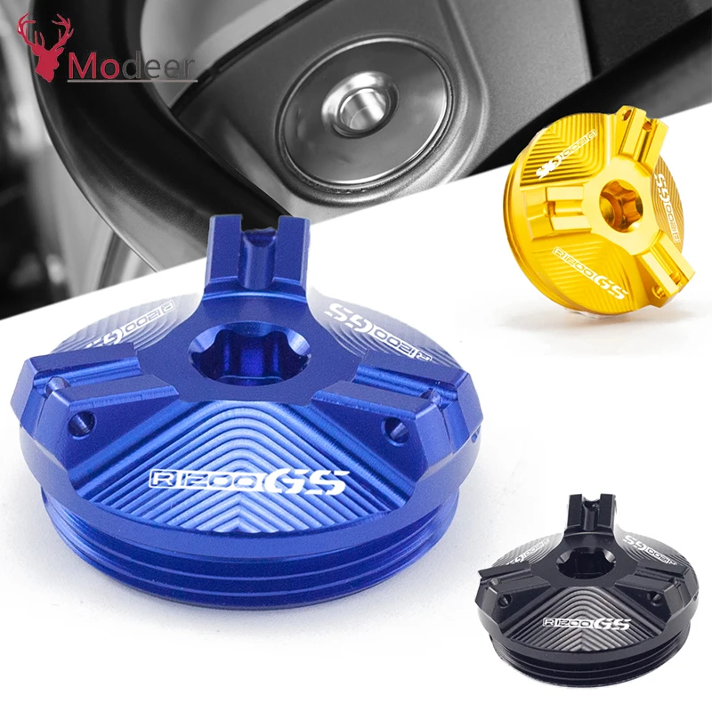 Motorcyle Accessories Racing Engine Oil Fuel Filler Cover Cap Plug For BMW R1200GS R 1200GS LC Adventure R1200 GS ADV 2008-2021