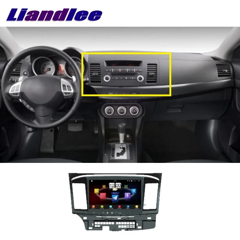 Для Mitsubishi Lancer EX Galant 2007 LiisLee Автомобильный мультимедийный телевизор DVD gps аудио Hi-Fi