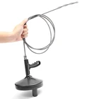 Сточная труба для раковины, разблокирующий шнек, разблокирующий Плунжер с кабелем 5 м, дноуглубительный инструмент для ванной, щетка для очистки канализационных труб