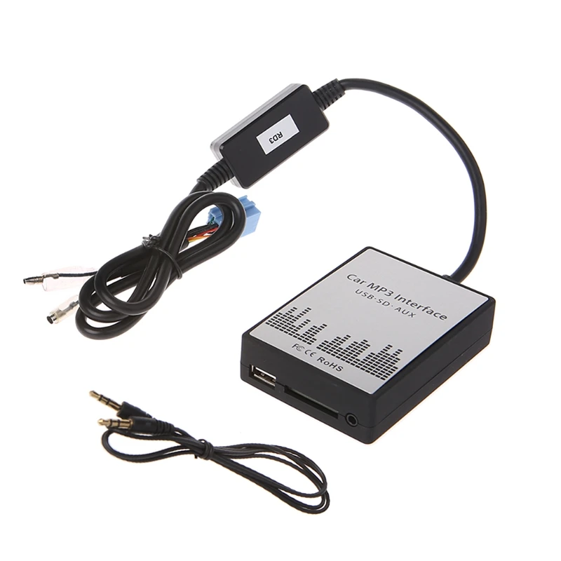 USB SD AUX Автомобильный MP3 музыкальный интерфейс плеер адаптер CD машина изменения