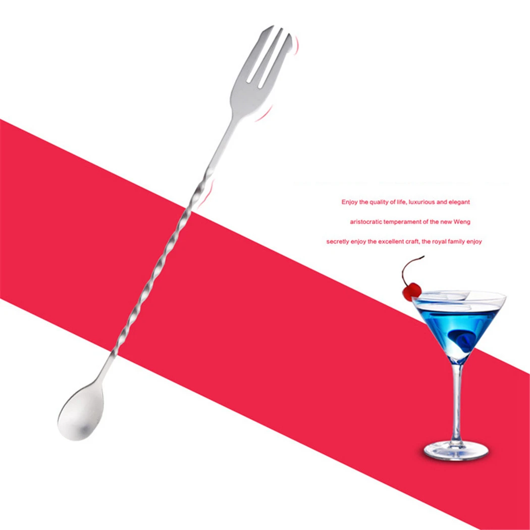 

Stainless Steel Water Drop Bar Spoon Fine Thread Bar Spoon Cocktail Stirring Bartending Bar Teardrop Bar Mixing Spoon