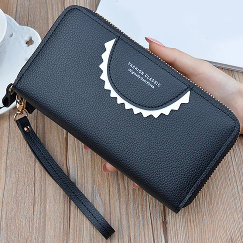 

Women Wallets With Zipper Phone Pocket Purse Card Holder 2019 Fashion Large Capacity Women Long Wallet Woman Wallet Purses
