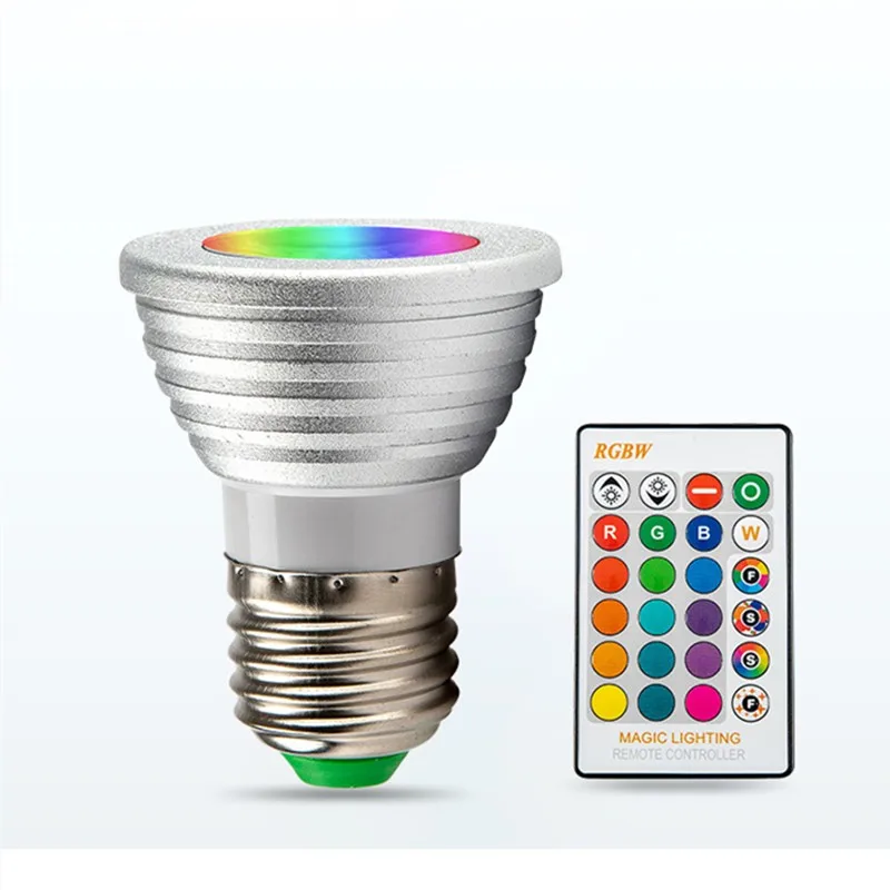 

Светодиодная лампа Ledrgb5w с пультом дистанционного управления, лампа, лампа с памятью, Rgb E27, Ledy Smart