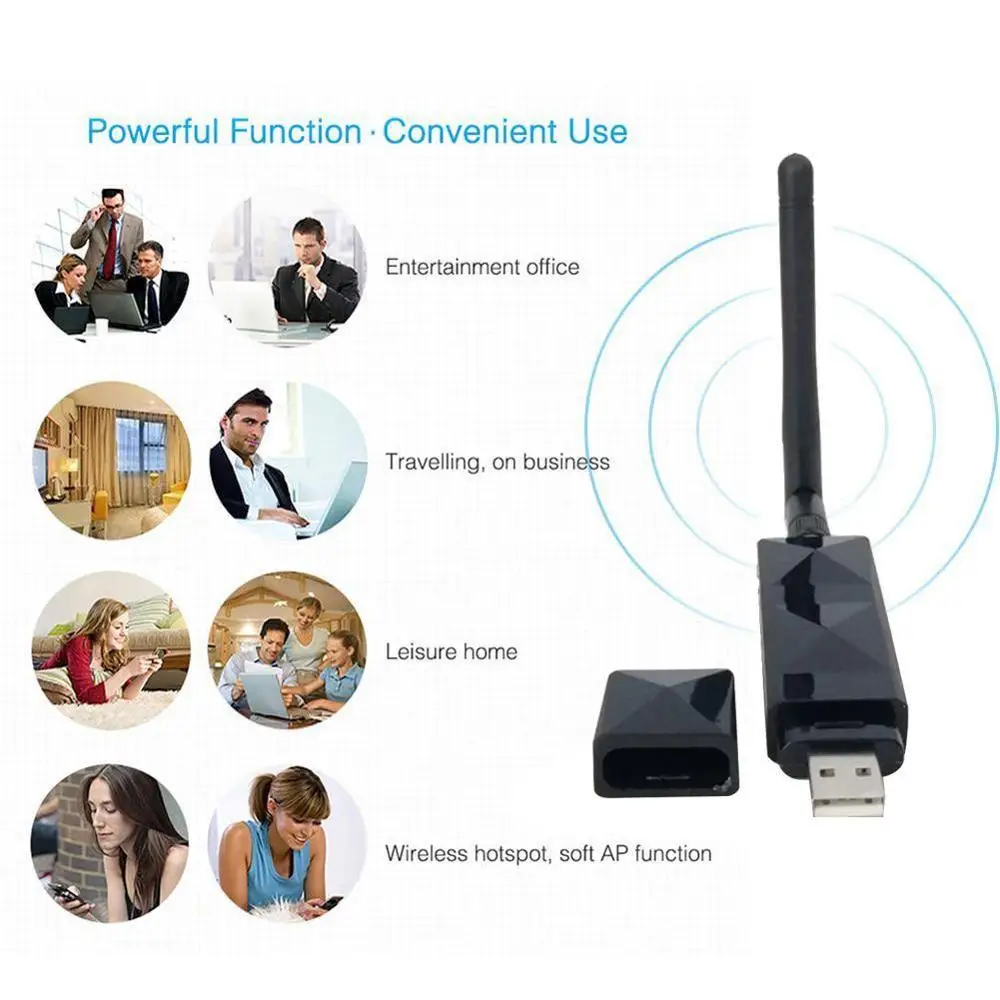 USB беспроводная сетевая карта Ros Kali Ubuntu Linux TV Network Raspberry компьютер Pi Wireless 7/8/10 для