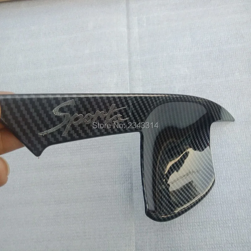 For Hyundai Tucson- Carbon Fiber Style Door Handle Bowl Cover Cup Cavity Trim Insert Catch Molding