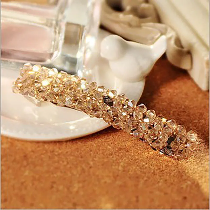 

new Korean fashion crystal glitter elegant hairpin tiara