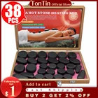 38 шт.комплект, бамбуковые нагревательные элементы для снятия стресса и боли в спине