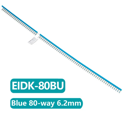 EIDK-80 EB-DIEK80 MR модульный релейный соединитель проводки 80-сторонний штепсельный изолированный мост соединитель 50 см длинная полоса быстрый разъем бар