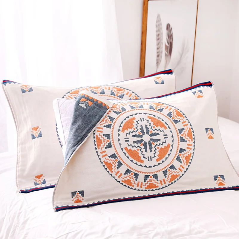 Домашнее постельное белье 100% хлопок Мягкий наволочка 1 шт | Дом и сад