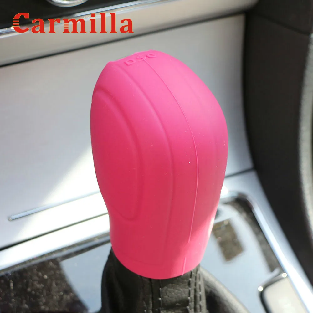 Силиконовый чехол Carmilla с ручкой передач для Volkswagen VW Golf 6 Passat B7 Jetta CC Polo Touran Tiguan Eos