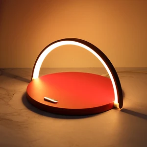 qi wireless charger pad table lamp for iphone 12 pro mini 11 pro max xs xr 8 samsung s21 s20 s10 fast charging night light stand free global shipping