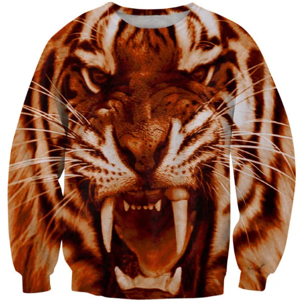 

CNUUIKOOEK Sweatshirts Boutique Men's 3D Tiger Series Printed Hoodie Long Sleeve Pullover Popular Brand Men's Hoodies