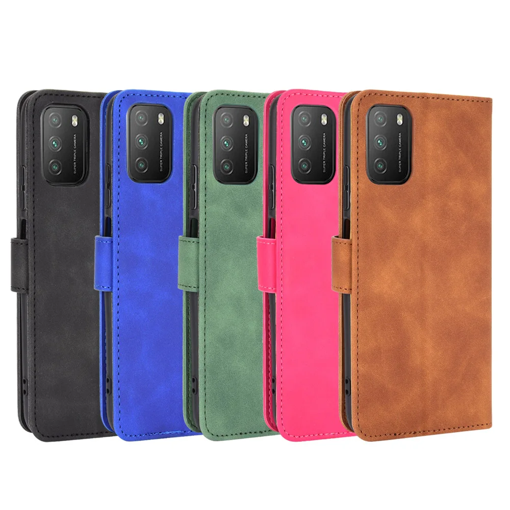 

For POCO M3 Case 6.53 inch Leather flip Phone Cases for Xiaomi Poco M3 Funda wallet slot Cover Coque for Poco M 3 PocoM3 capa