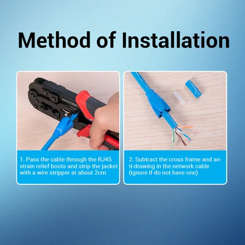 Заглушки для кабелей RJ45 Vention 50 шт.