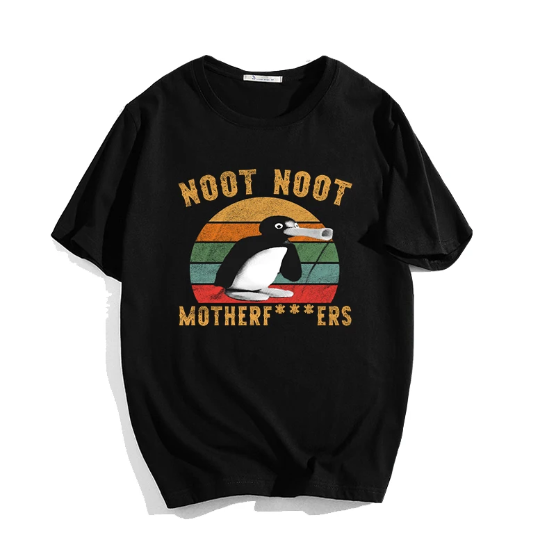 2019 модная женская футболка с принтом NOOT MOTHERFERS Винтажная для мальчиков и девочек