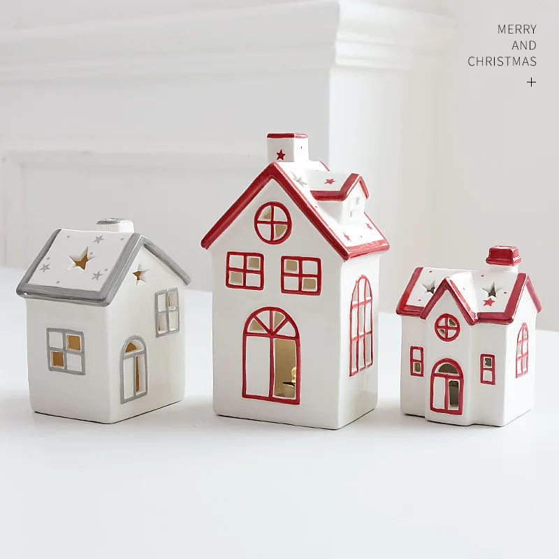 Светильник лый домик для снежного дома миниатюрные фигурки ручная работа