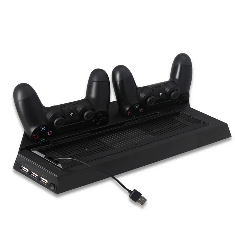 Подставка для PS4 ТОНКАЯ вертикальная подставка охлаждающий вентилятор с игровым