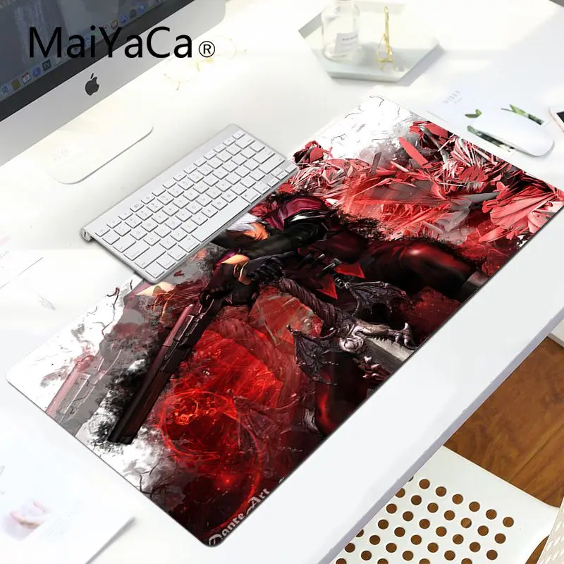 LockEdge 30x80cm MaiYaCa дизайн дьявол может плакать красивый коврик для мышки в стиле аниме ноутбук игровой шкафчик мыши коврик для мыши - Цвет: LockEdge 30x80cm