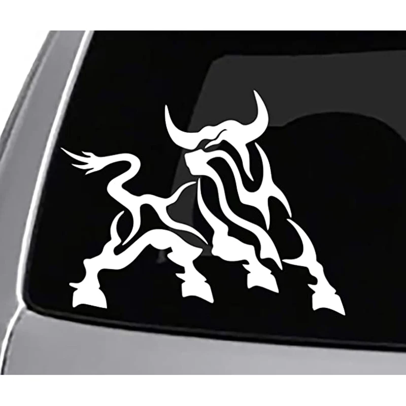 

Seek Racing Bull Decal CAR Truck Window Bumper Sticker Tribal Animals Outdoors
