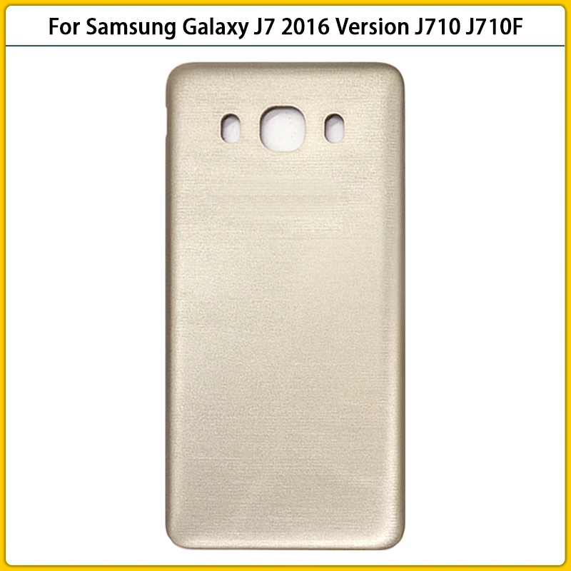 Новый чехол для задней крышки J710 Samsung Galaxy J7 версии 2016 J710F Пластиковая Крышка