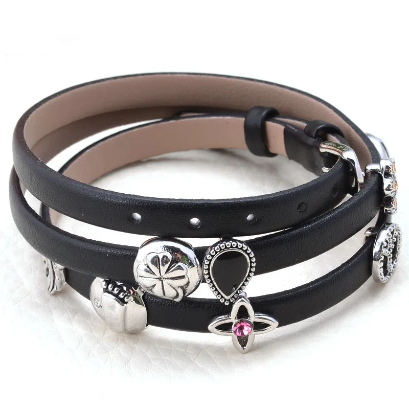 Бусины-разделители для браслетов и украшений с имитацией родиевого кристалла |