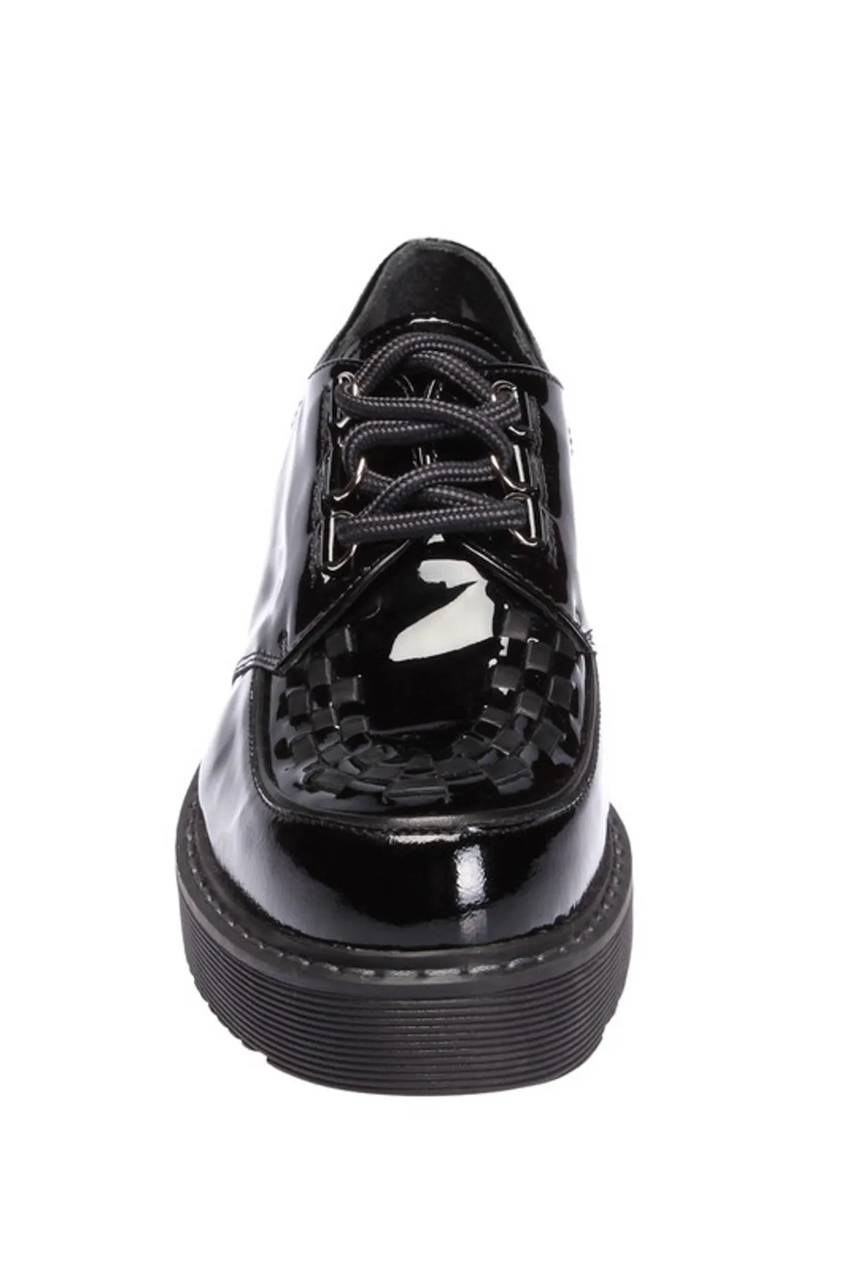 Женская обувь черного цвета из натуральной кожи с жемчугом коллекция 120130000307