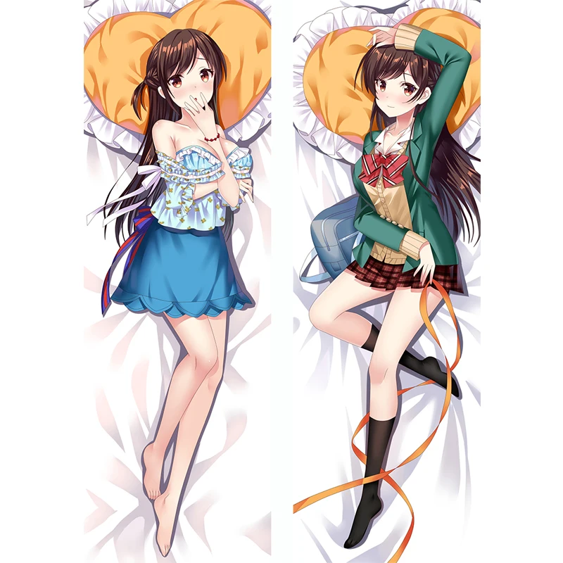 

Wholesale Anime Rent A Girlfriend Mizuhara Chizuru Dakimakura Hugging Body Throw Cushion Pillow Covers Waifu Otaku Pillowcase