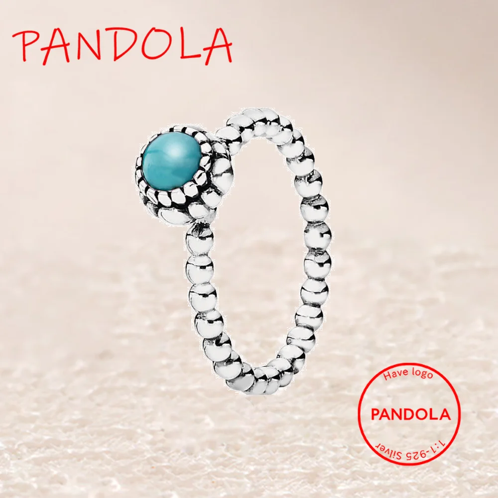 

190854TQ Turquoise December Birthstone Ring