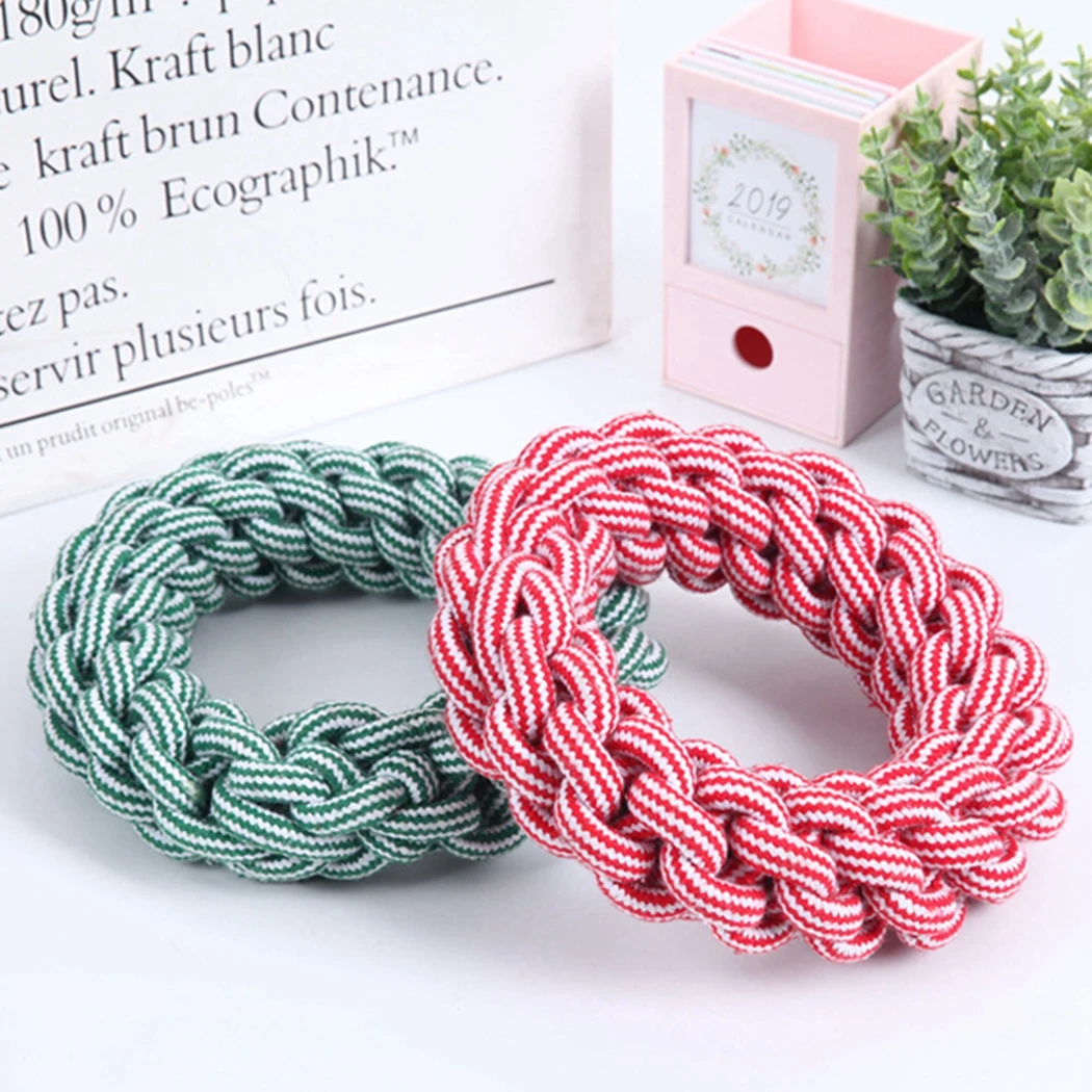 

Legendog 1 шт., жевательная игрушка для собак, круглая Мягкая Милая хлопковая веревка для щенка, игрушка для прорезывания зубов, товары для щенко...