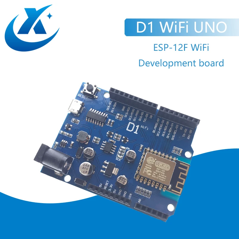 ESP-12F 12E WeMos D1 WiFi UNO на основе ESP8266 щит для Arduino R3 макетная плата совместимый с IDE |