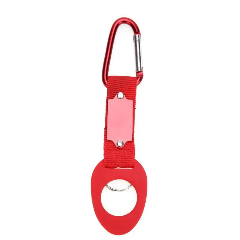 

Sports Outdoor Kettle Buckle Carabiner Water Bottle Holder Camping Hiking Rubber Nylon Buckle Hook Outdoor Multi Tools