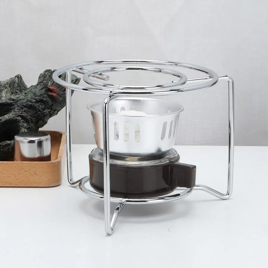 Stove Rack Outdoor Portable Stainless Steel Mini Heating with for Solid Alcohol Fuel Camping Picnic Grill |