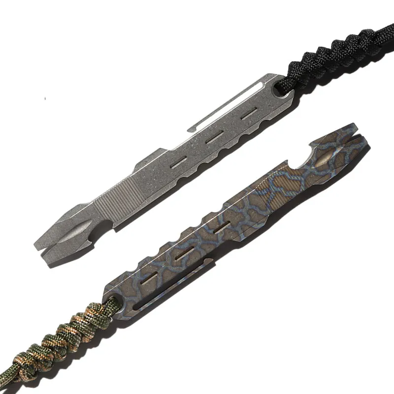 Многофункциональная отвертка TC4 из титанового сплава для защиты от выживания на