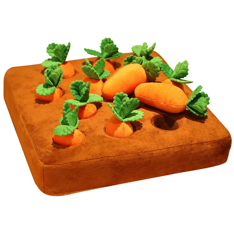 Игрушка Монтессори плюшевые растения мягкая морковка ферма сборная игра