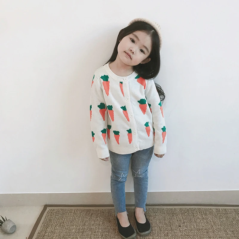 Осенние искусственные свитера для маленьких девочек и мальчиков вязаная верхняя