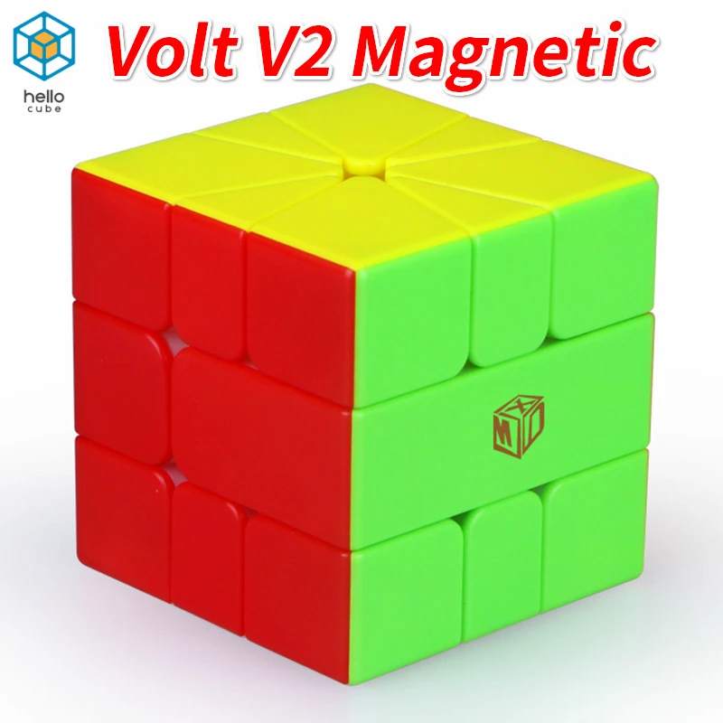 HelloCube XMD SQ1 V2 M Магнитный Qiyi Mofangge Volt SQ 1 X Man Design Square Twist Magic Cube Magnetic Speed Puzzle|Головоломки|