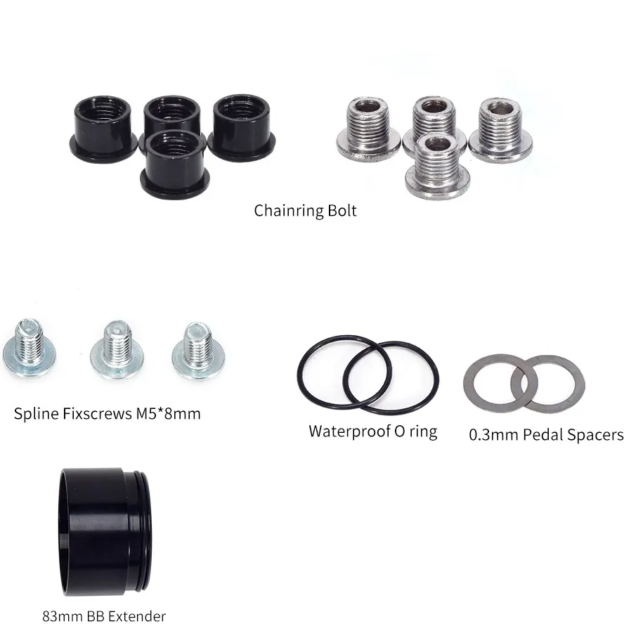 FOVNO MTB Кривошип 83 мм GXP 170 175 104BCD Корона 32/34/36/38T адаптер цепи CNC алюминиевый сплав для