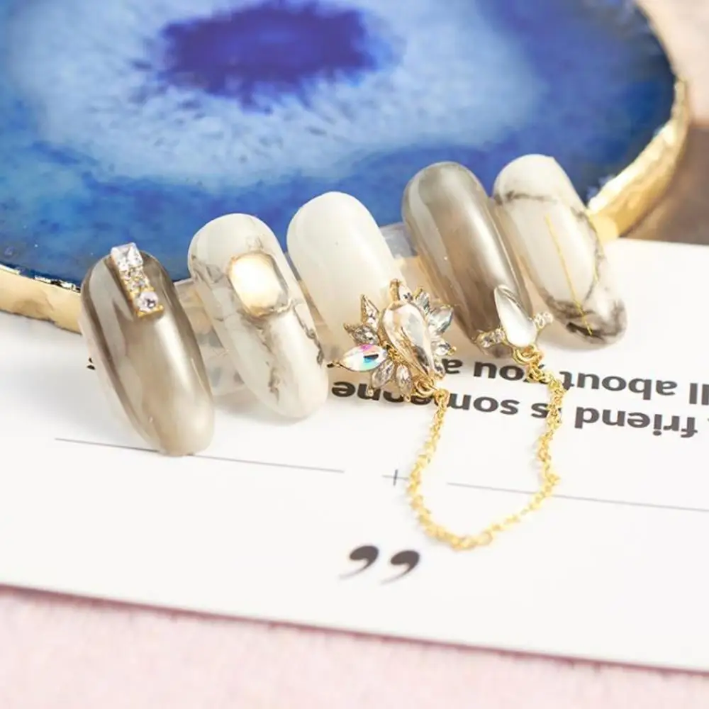 Цепочка для ногтей с подвеской в виде капли | Красота и здоровье