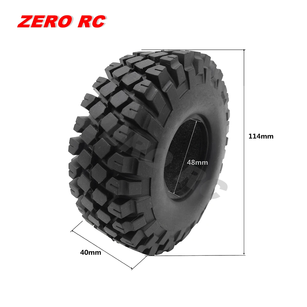1/10 внедорожные шины 1 9 дюйма 114 мм гусеницы для AXIAL SCX10 II 90046 III каприный JEEP WRANGLER TRX4