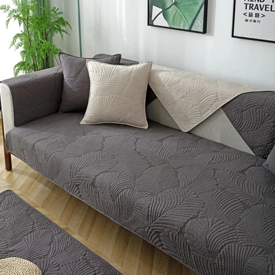 Всесезонная простая стеганая хлопковая диванная подушка Скандинавская