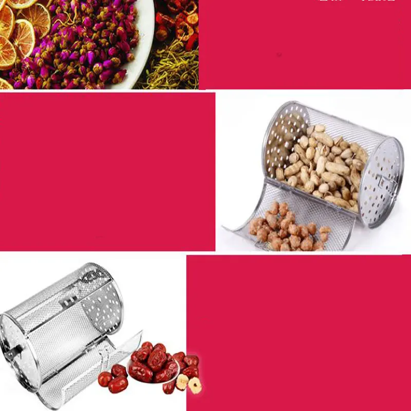 Гриль для печи клетка жаровня-бочка барбекю корзина из нержавеющей стали гриль