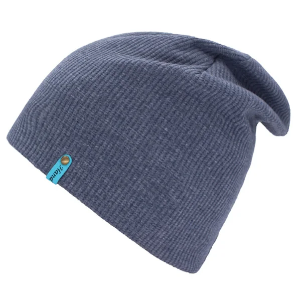 Бренд Skullies Beanies мужские зимние шапки для женщин вязаная шапка мужская Famale Gorro теплая шапка однотонная Beany Мужская зимняя шапка - Цвет: navy