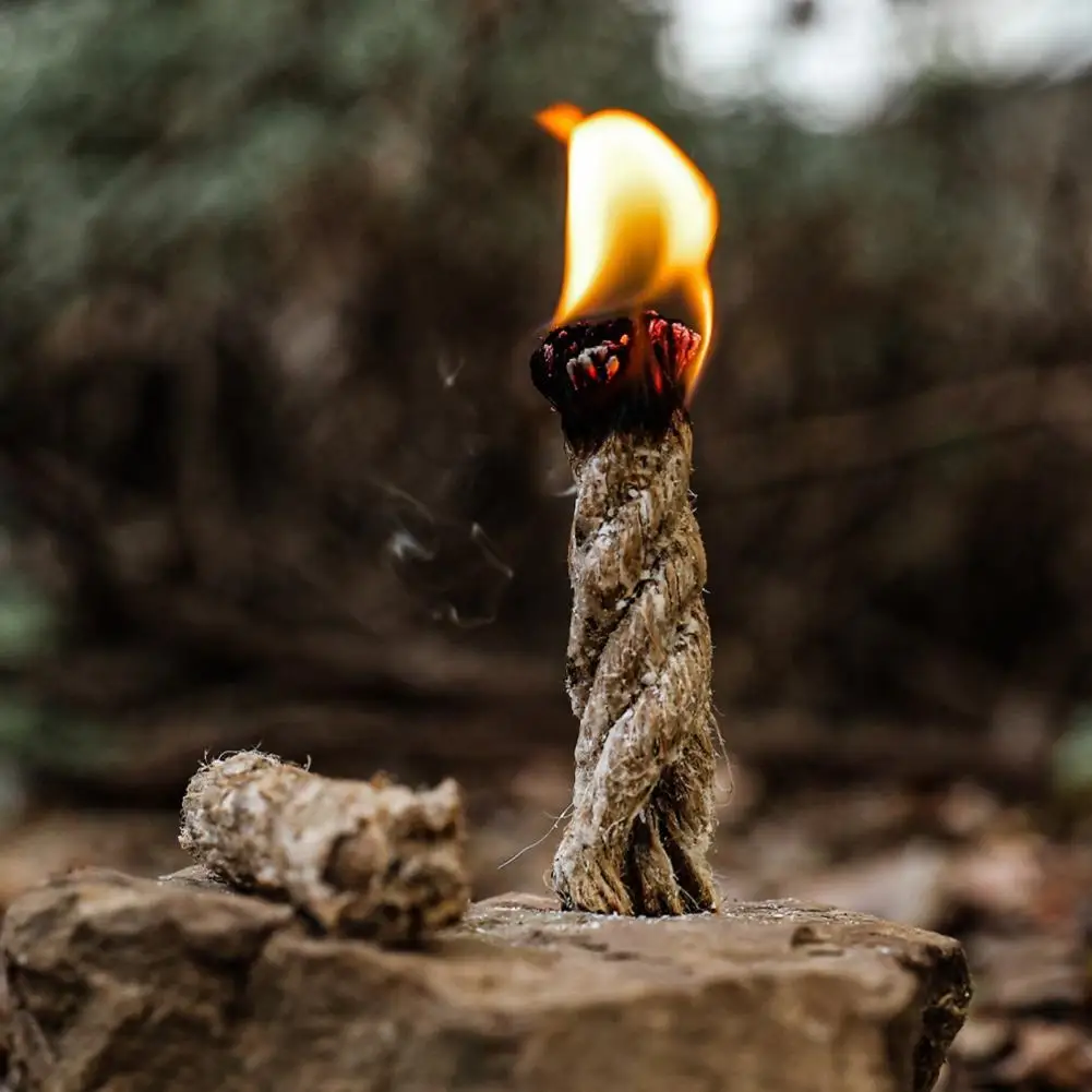 

Tinder Rope 5/10 multifunctional windproof mini outdoor camping portable picnic twine portable practical ignition