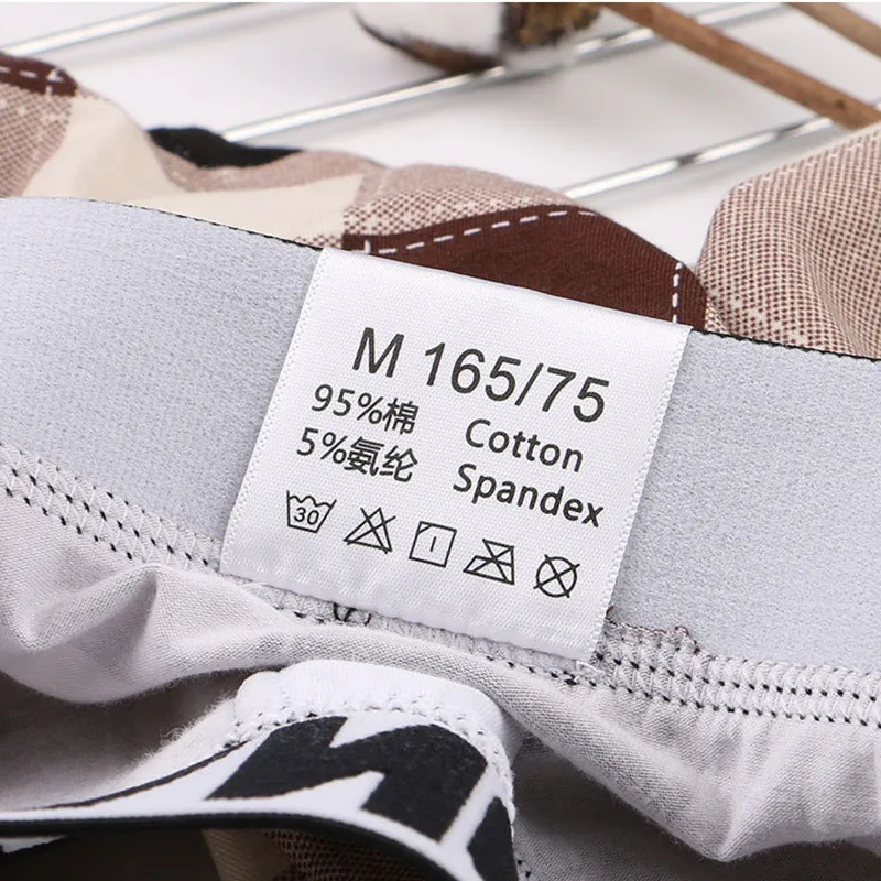 Трусы-боксеры мужские хлопковые пикантное нижнее белье повседневные дышащие