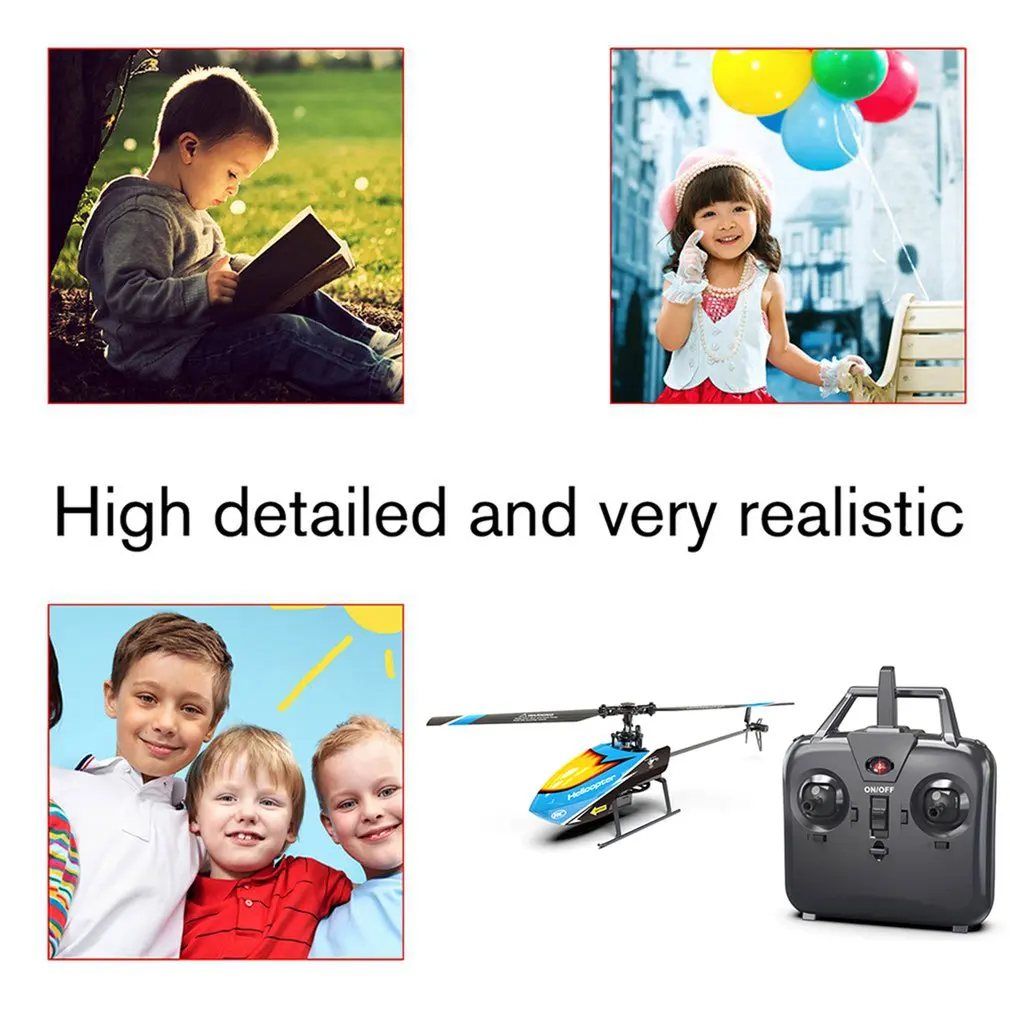 

C129 4CH 6 Axis Flybarless RC Helicopter with Remote Controller RTF 2.4GHz Kids Toys Remote Control Aircraft Model