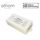 ATHOM Предварительная вспышка ESPHome Высокая мощность 5 в 12 В WS2812B WS2811 адресный контроллер светодиодной ленты