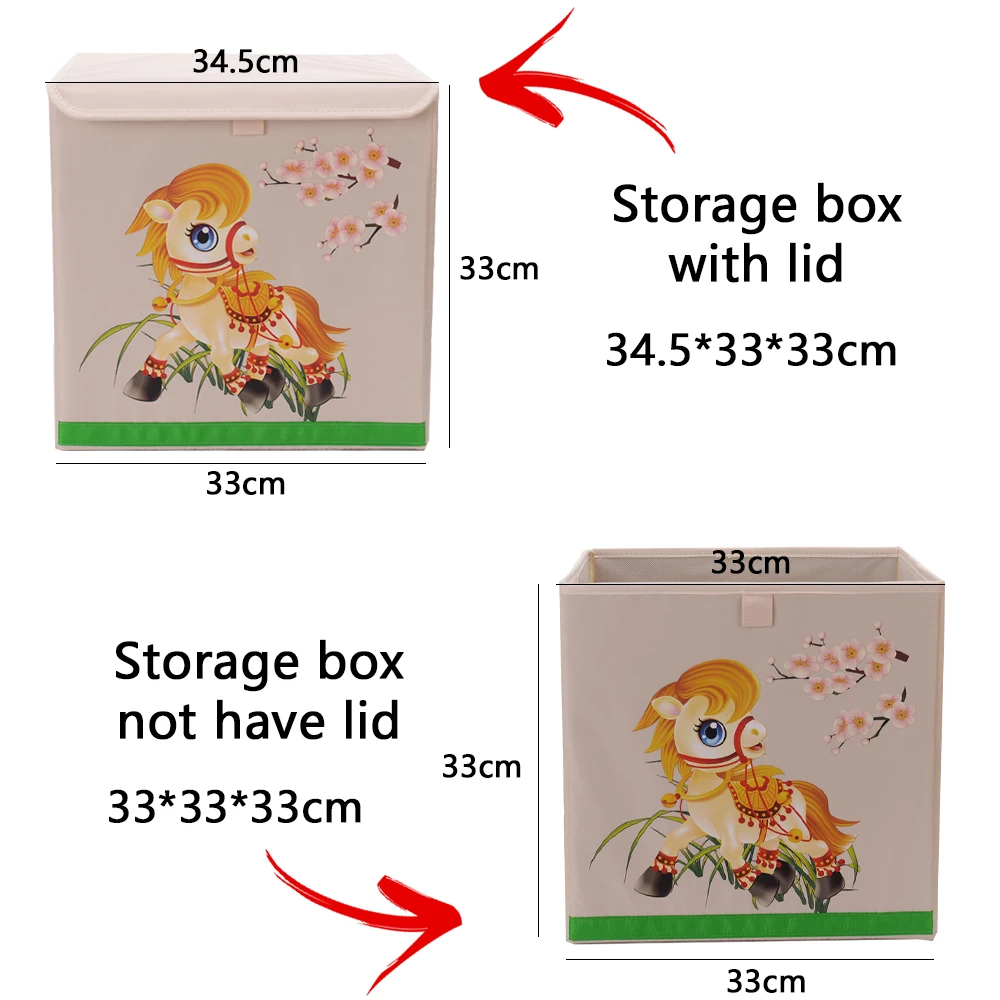 Канцелярский органайзер мультяшный складной ящик для хранения креативный