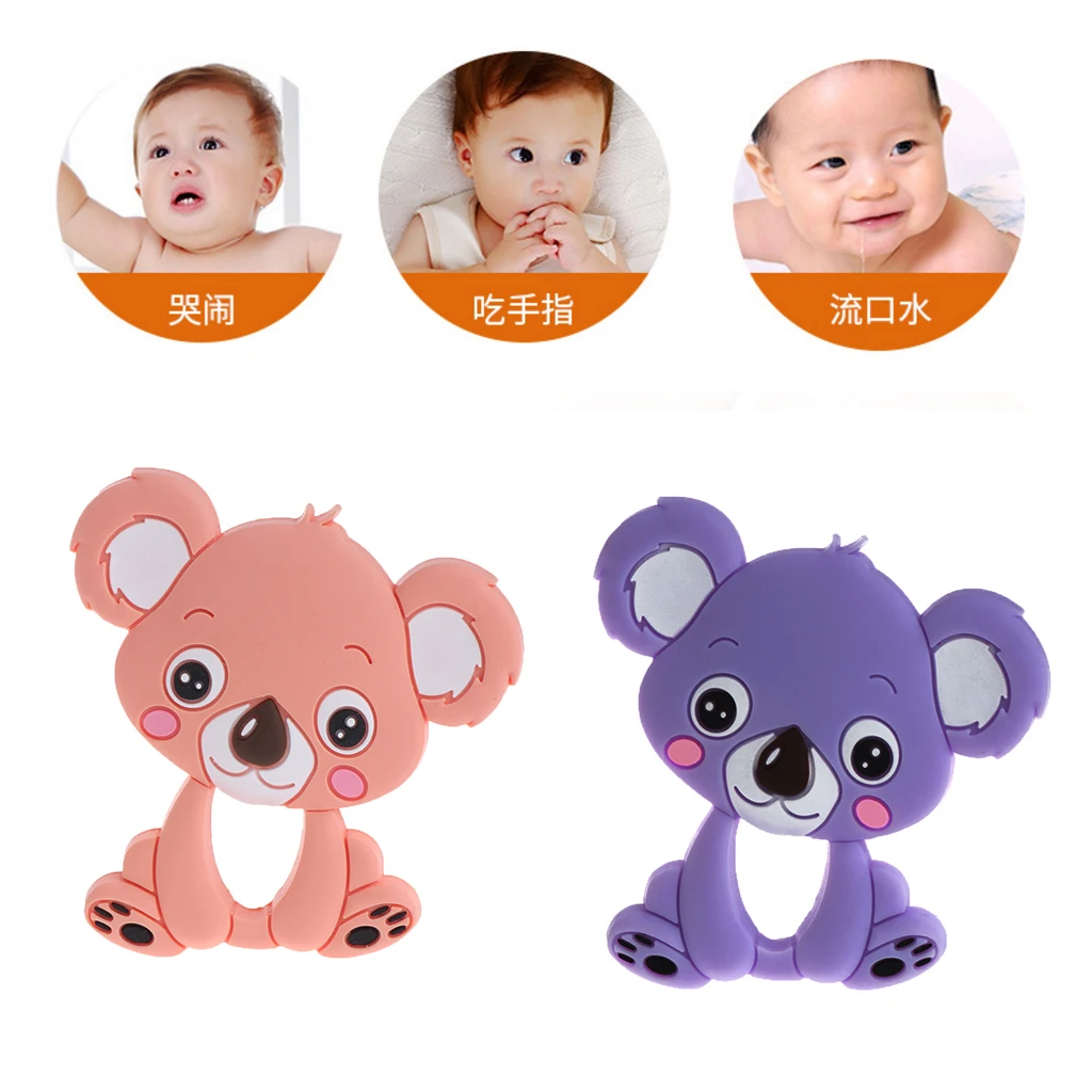 Медведь Детские Прорезыватели для зубов Силиконовый грызунок силиконовые