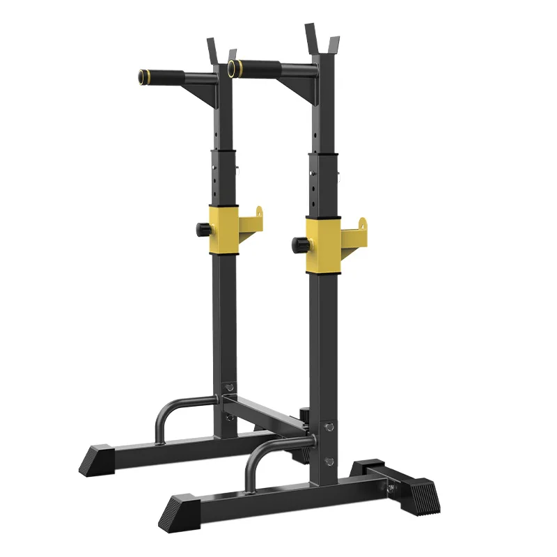 

Multifunctional squat bench press home weightlifting machine barbell rack indoor simple parallel bars fitness equipment