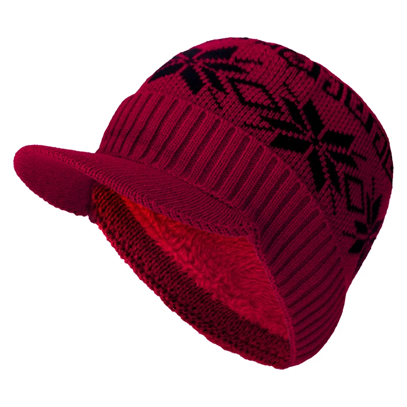 Высококачественные хлопковые зимние шапки с меховыми полями Skullies Beanies, шапка для мужчин и женщин, шерстяные шапки, маска Gorras Bonnet, вязаная шапка